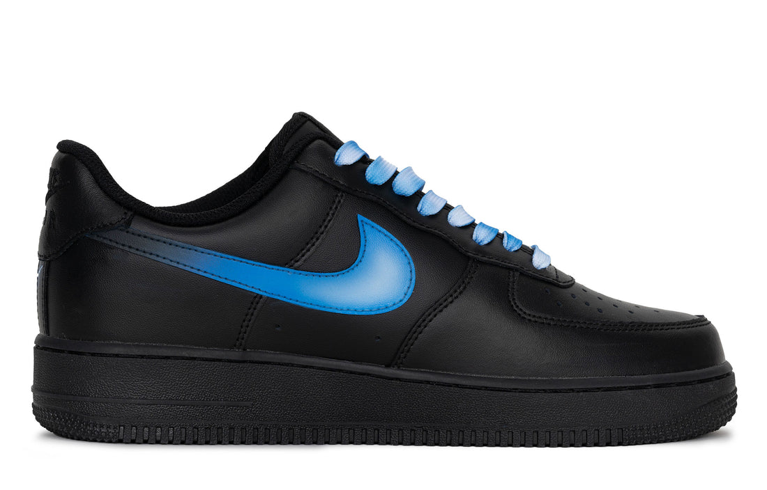 Custom Air Force 1 Blue White Thunder Lightning