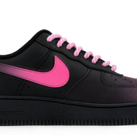 Custom Air Force 1 Pink Black Gradient Thunder Lightning