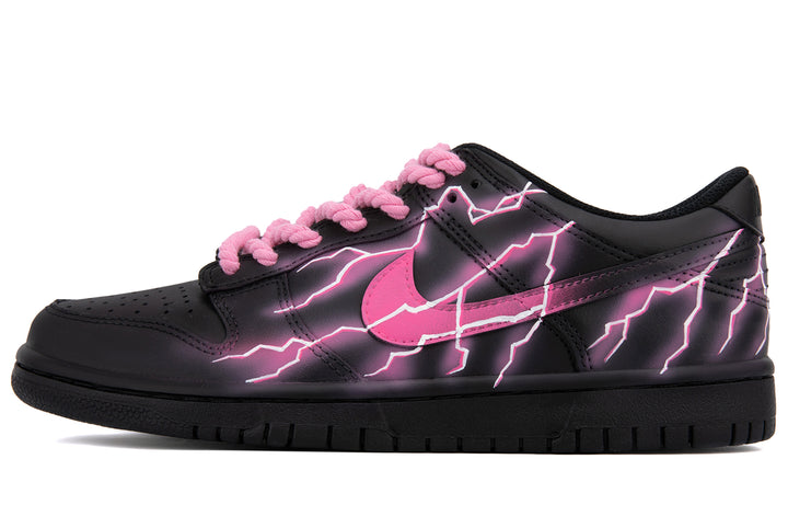 Custom Dunk Pink Thunder Lightning