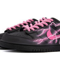 Custom Dunk Pink Thunder Lightning