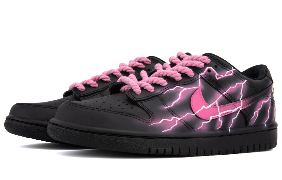 Custom Dunk Pink Thunder Lightning