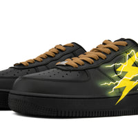 Custom Air Force 1 Yellow Thunder Lightning