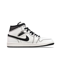 Custom Air Jordan 1 White Black Stitching High