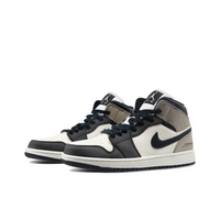 Custom Air Jordan 1 Black Beige Grey High