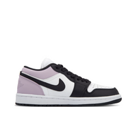 Custom Air Jordan 1 Black White Purple Low