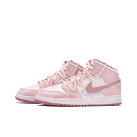 Custom Air Jordan 1 Pink Camping Graffiti High