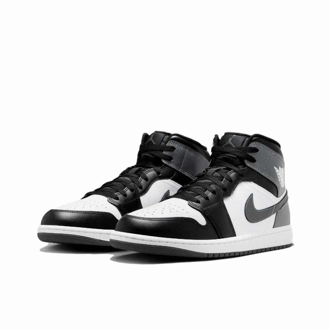 Custom Air Jordan 1 Black White Grey High