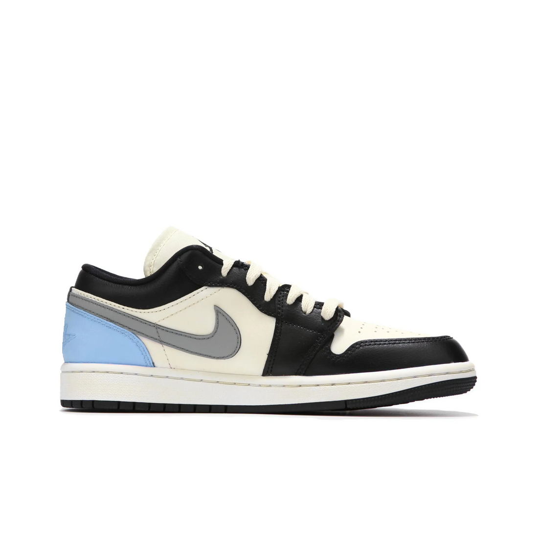 Custom Air Jordan 1 Black Blue Grey Low