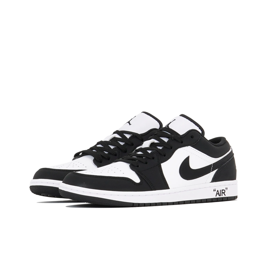 Custom Air Jordan 1 Black White Low