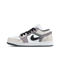 Custom Air Jordan 1 Beige Grey Low