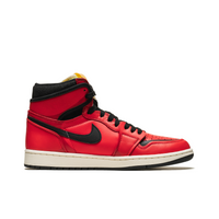 Custom Air Jordan 1 Flame Red Black High With Logos