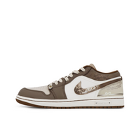 Custom Air Jordan 1 Chocolate White Milky Brown With Clouds