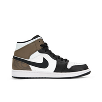 Custom Air Jordan 1 Black White Brown High