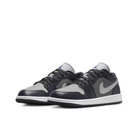 Custom Air Jordan 1 Black Grey Low