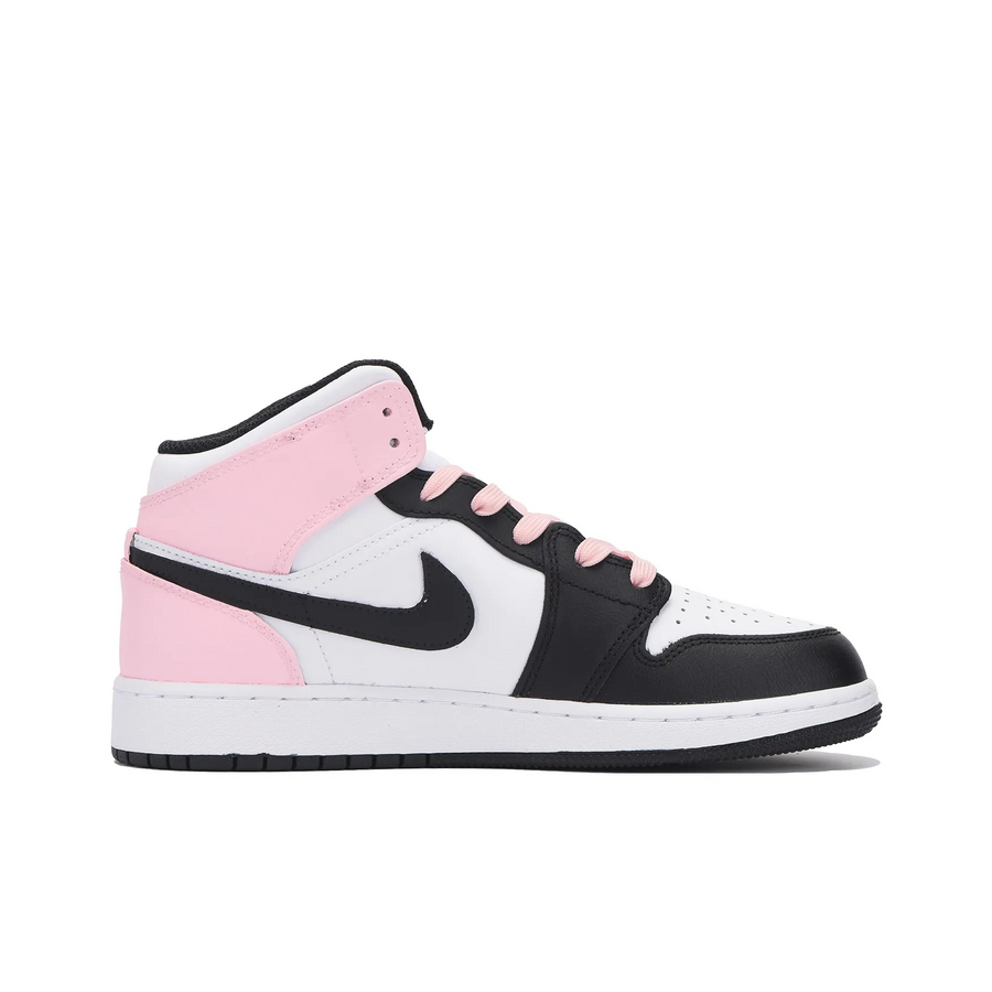 Custom Air Jordan 1 Black White Pink