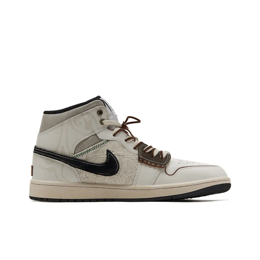 Custom Air Jordan 1 Milky Brown Black High