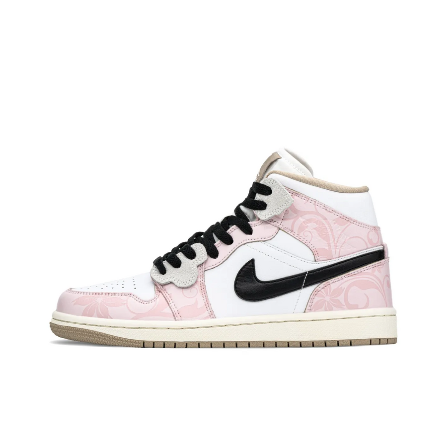 Custom Air Jordan 1 Pink Black High