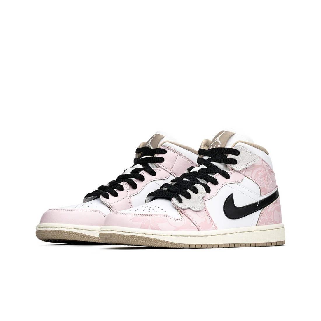 Custom Air Jordan 1 Pink Black High