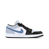 Custom Air Jordan 1 Black White Blue Low