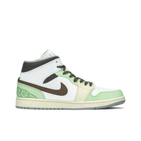 Custom Air Jordan 1 Green Khaki Grass And Bunny