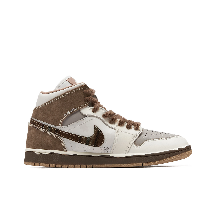 Custom Air Jordan 1 Brown White