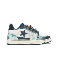 Custom Sneaker Stars Blue White Dragon Theme