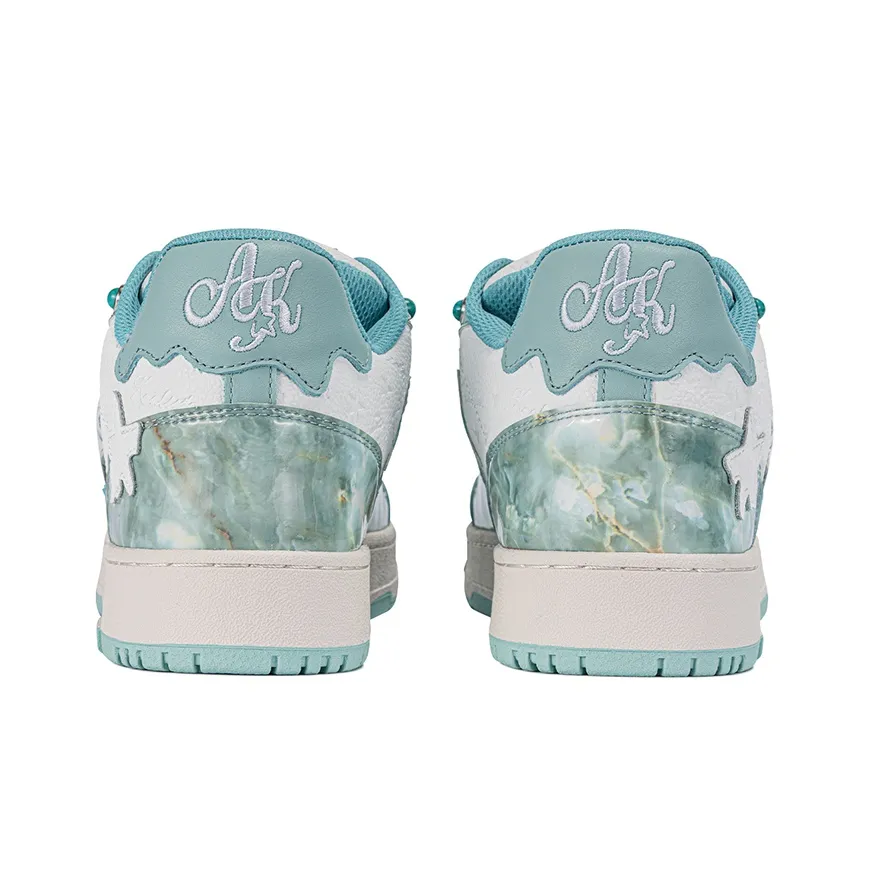 Custom Sneaker Stars Cyan-blue White