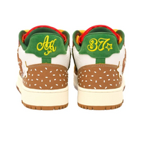 Custom Sneaker Orange Stars Hamburger French Fries