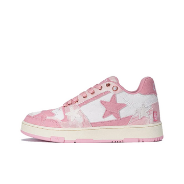 Custom Sneaker Stars Pink White