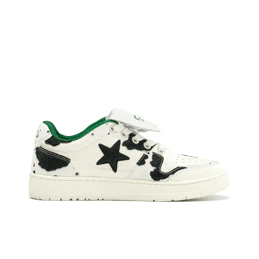 Custom Sneaker Black Off White Stars