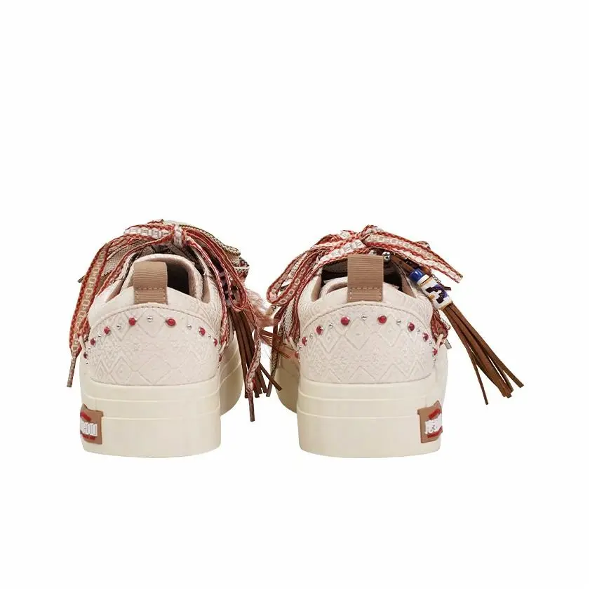 Custom Sneaker Off White Khaki Stars