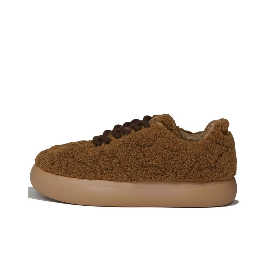 Custom Sneaker Brown Plush