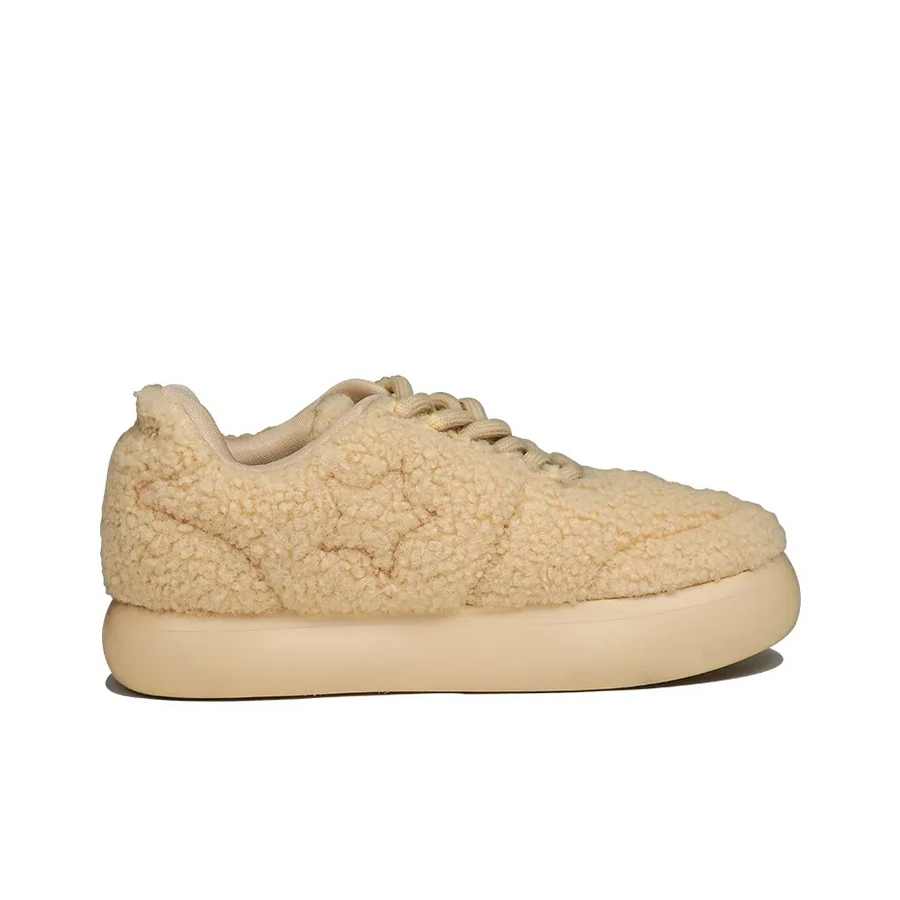 Custom Sneaker Stars Khaki Plush