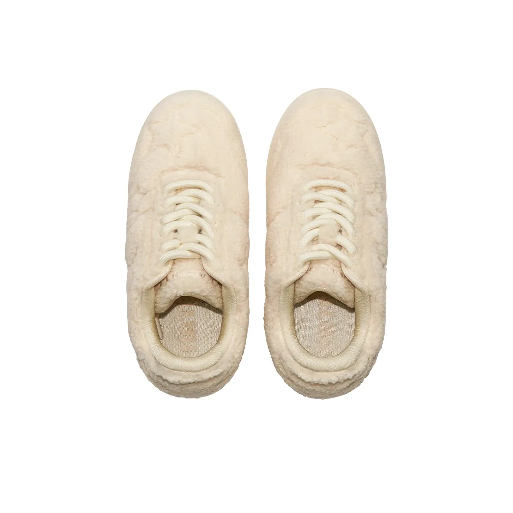 Custom Sneaker Beige Plush Stars