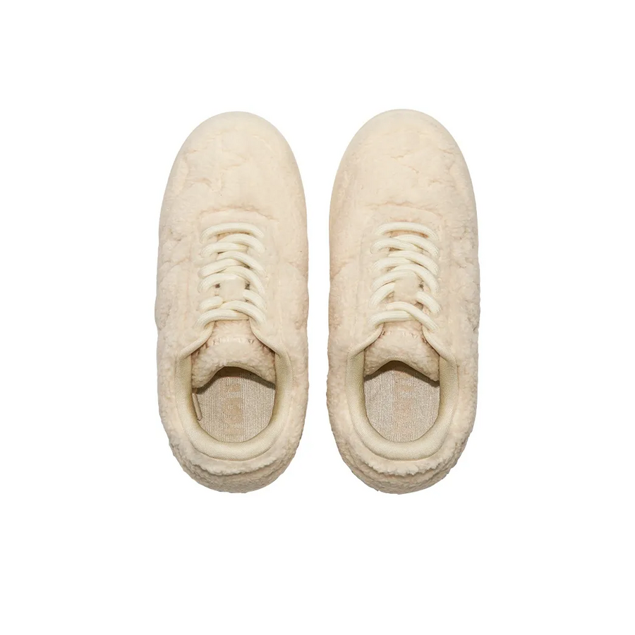 Custom Sneaker Beige Plush Stars