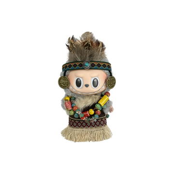 Pop Mart Blind Box Custom Grey Brown Tribal Chief