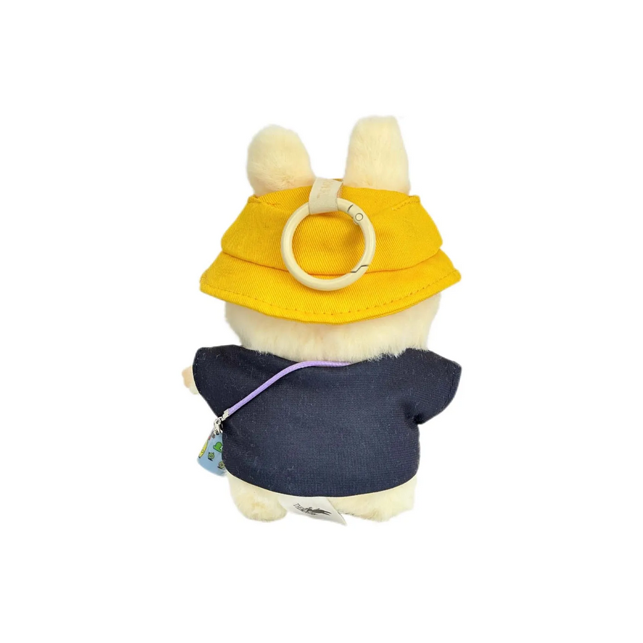 Pop Mart Blind Box Custom Little Yellow Duck Hat Dark Blue Clothes