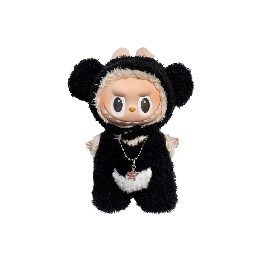 Pop Mart Blind Box Custom Black Plush Suit