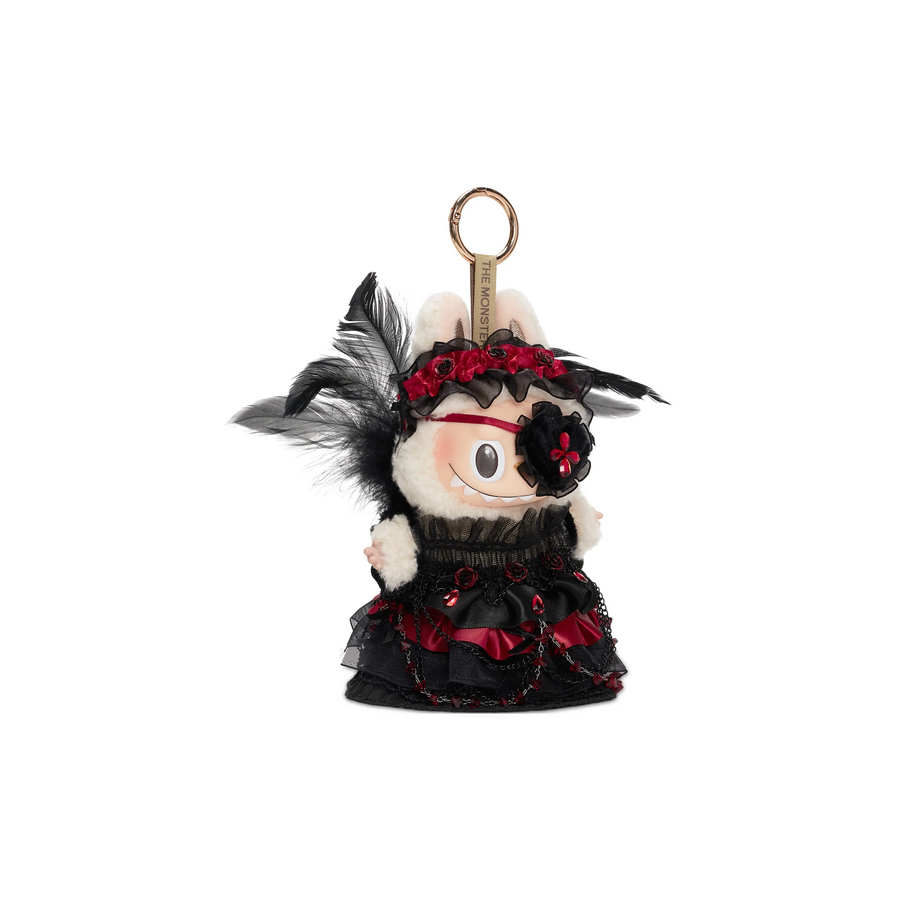 Pop Mart Blind Box Custom Gothic Style Black And Red Tulle Skirt