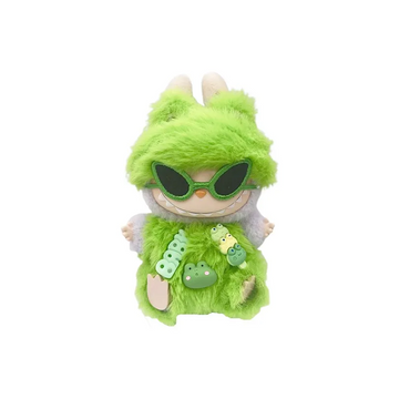 Pop Mart Blind Box Custom Frog Theme Green Plush Suit