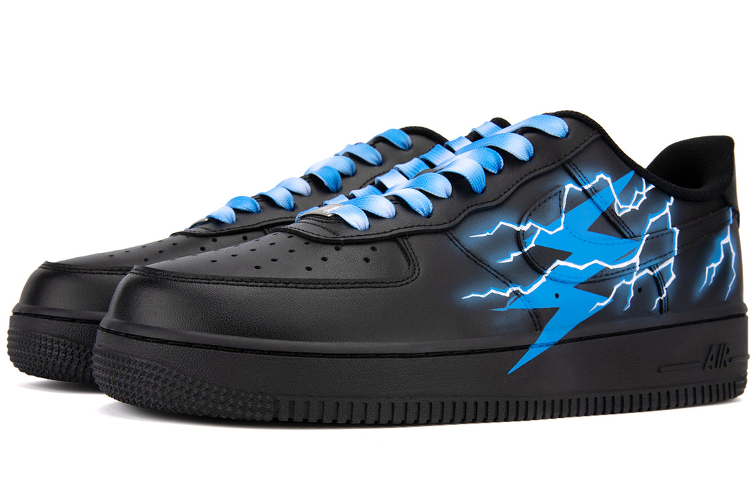 Custom Air Force 1 Blue Thunder Lightning