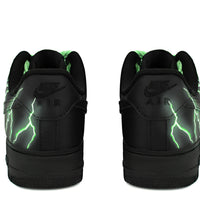 Custom Air Force 1 Green Thunder Lightning