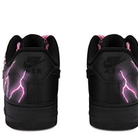 Custom Air Force 1 Pink Thunder Lightning