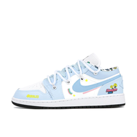 Baby Blue The Powerpuff Girls Custom Air Jordan 1 Low