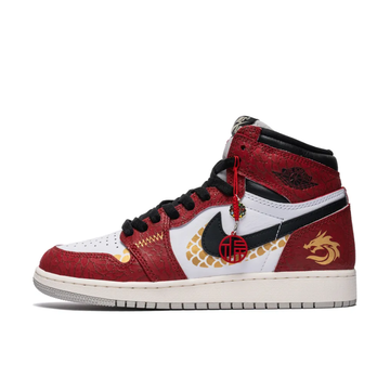 Red Black Dragon Custom Air Jordan 1 Mid