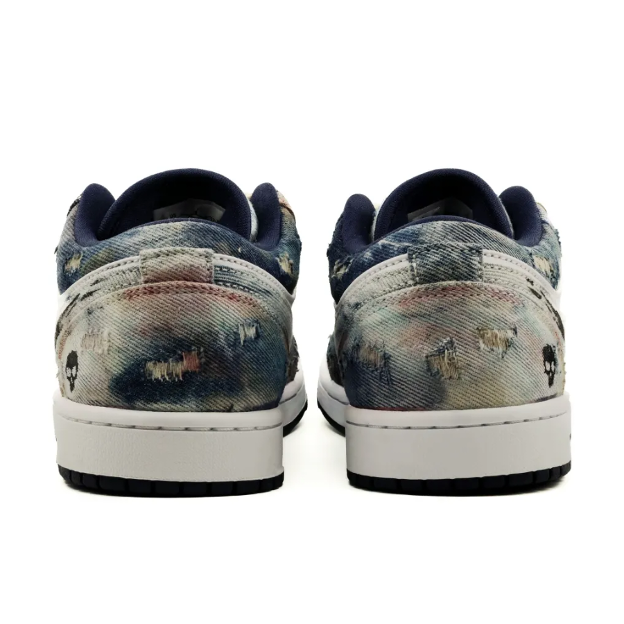 Denim Patches Custom Air Jordan 1 Low