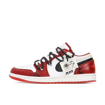 Red White Astronaut Space Custom Air Jordan 1 Low