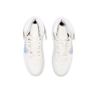 White Blue Refraction Reflective Color Custom Air Jordan 1 Mid