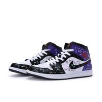 Purple Black The Oath Of Love Custom Air Jordan 1 Mid