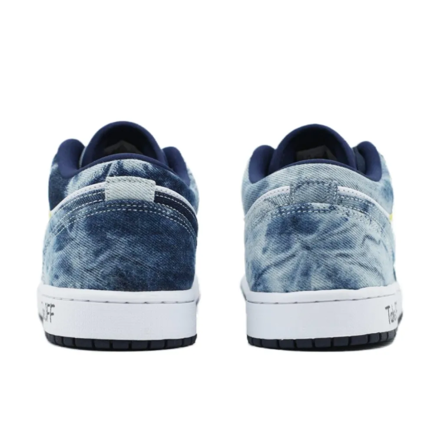 Denim Van Gogh Starry Sky Custom Air Jordan 1 Low